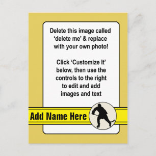 Hockey Trading Card Template