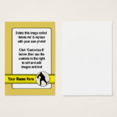 Hockey Trading Card Template (Front & Back)
