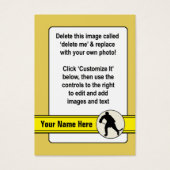 Hockey Trading Card Template (Front)