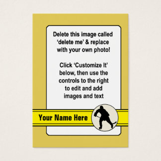 Hockey Trading Card Template