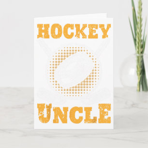 Hockey Uncle Family Sports Coach Player Father's D Card