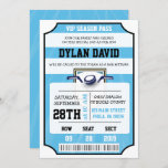 HOCKEY VIP TICKET Bar Bat Mitzvah Invitation<br><div class="desc">You can make this invite ANY color by simply changing the background color! 
Email me requests at marlalove@hotmail.com</div>