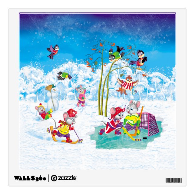 hockey wall decal (Front)