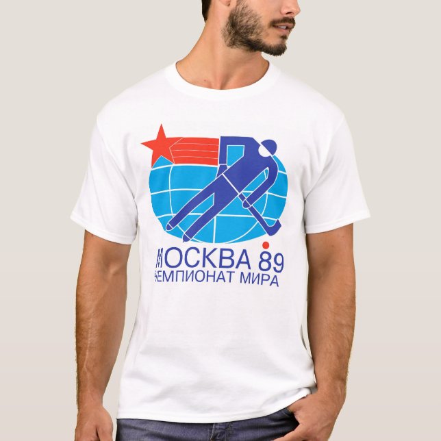 Hockey World Championship - Moscow 89 T-Shirt (Front)