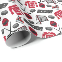 Hockey Wrapping Paper