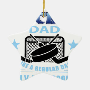 HOCKEYDAD CERAMIC ORNAMENT