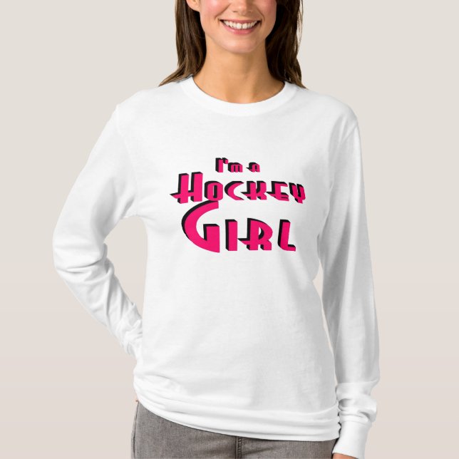 HockeyGirl08-f T-Shirt (Front)