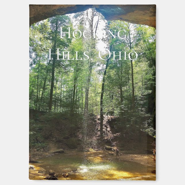 Hocking Hills Ohio Magnet  (Front)