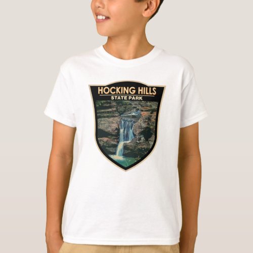 Hocking Hills State Park Ohio Art  T_Shirt