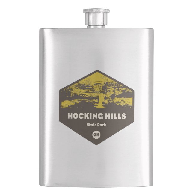 Hocking Hills State Park, Ohio Flask (Front)
