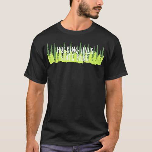 Hocking Hills State Park Ohio OH Outdoors Forest  T_Shirt
