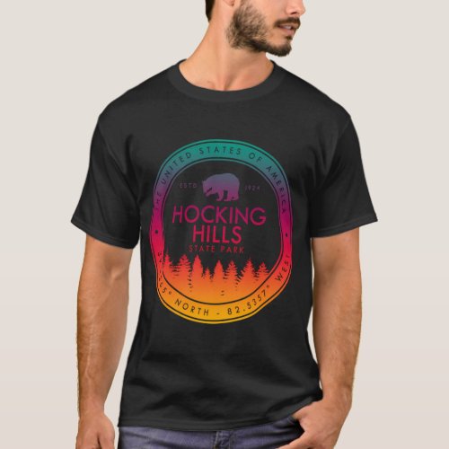 Hocking Hills State Park Ohio Oh  T_Shirt