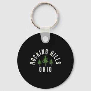 Hocking Hills State Park Ohio Souvenir Hiking Keychain