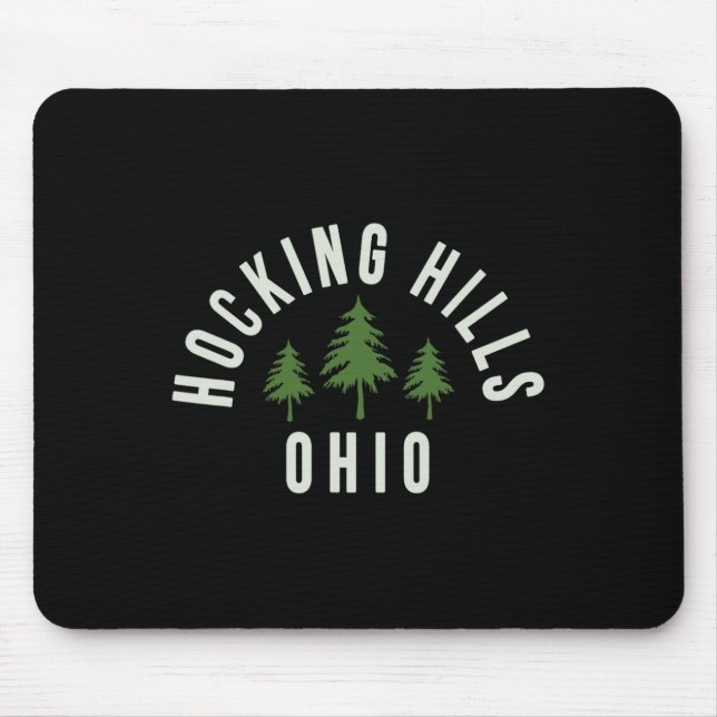 Hocking Hills State Park Ohio Souvenir Hiking  Mouse Pad (Front)