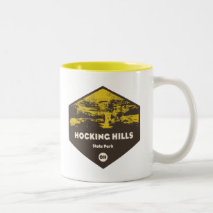 Hocking Hills State Park, Ohio Two-Tone Coffee Mug