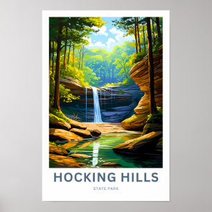 Hocking Hills State Park Travel Print