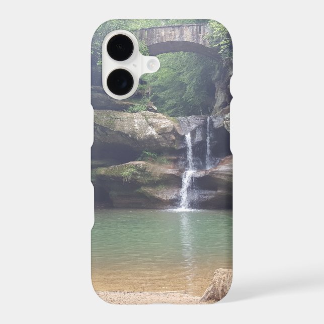 Hocking Hills Waterfall Iphone Case (Back)