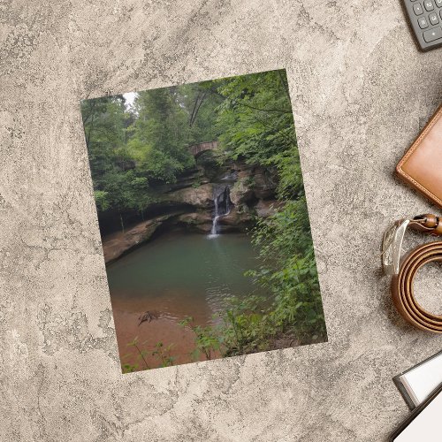Hocking Hills Waterfall Postcard
