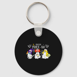 Hocus Ke-us Witch Nurse Halloween Medical Lab Tech Keychain