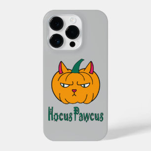 Hocus pawcus Halloween pumpkin ginger cat magic iPhone 14 Pro Case