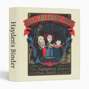 Hocus Pocus All Hallows’ Eve Enchantment 3 Ring Binder