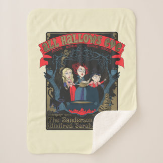 Hocus Pocus All Hallows’ Eve Enchantment Sherpa Blanket