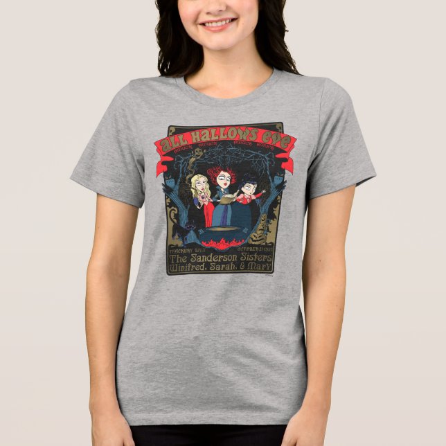 Hocus Pocus All Hallows’ Eve Enchantment Tri-Blend Shirt (Front)