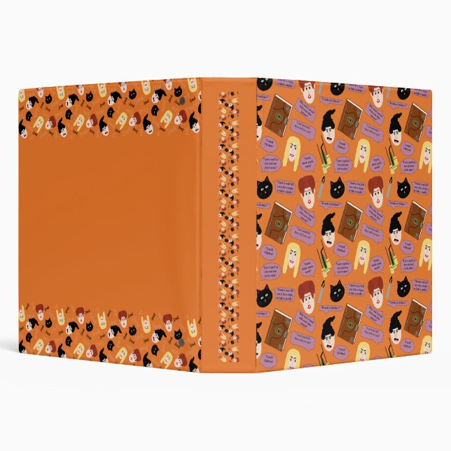 Hocus Pocus Amok, amok amok -  3 Ring Binder (Background)