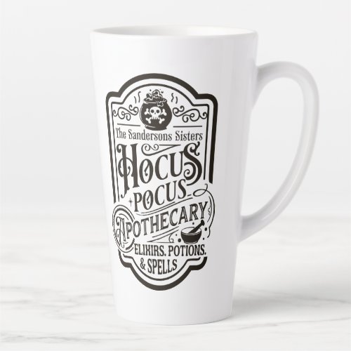 Hocus Pocus Apothecary Elixirs Potions and Spells Latte Mug