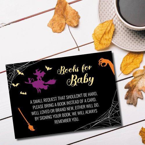 Hocus Pocus Baby Shower Books for Baby Card