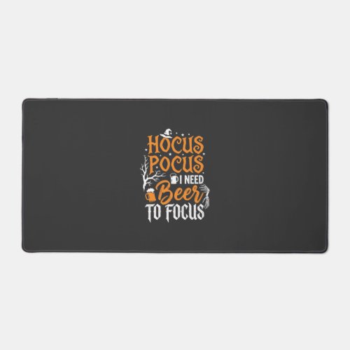 Hocus Pocus Beer Halloween Design_1 Desk Mat
