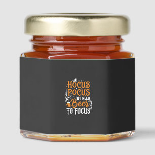 Hocus Pocus Beer Halloween Design_1 Honey Jar Favors