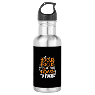 Hocus Pocus Beer Halloween Design_1 Stainless Steel Water Bottle