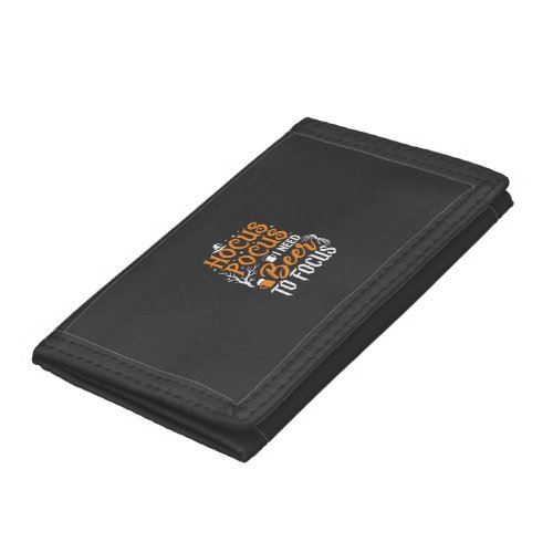 Hocus Pocus Beer Halloween Design_1 Trifold Wallet