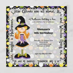 Hocus Pocus Birthday Party Invitation