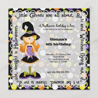Hocus Pocus Birthday Party Invitation