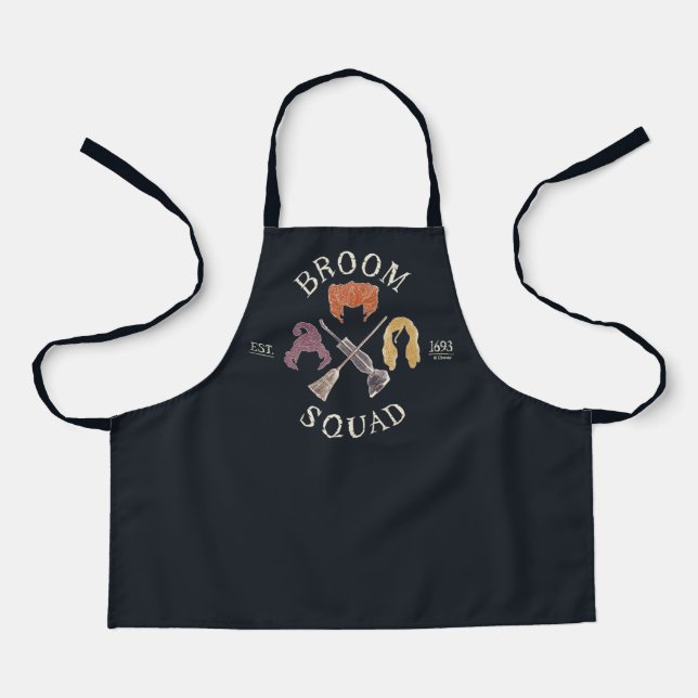 Hocus Pocus Broom Squad Est. 1693 Apron (Front)