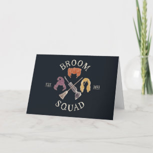 Hocus Pocus Broom Squad Est. 1693 Card