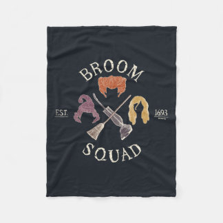 Hocus Pocus Broom Squad Est. 1693 Fleece Blanket