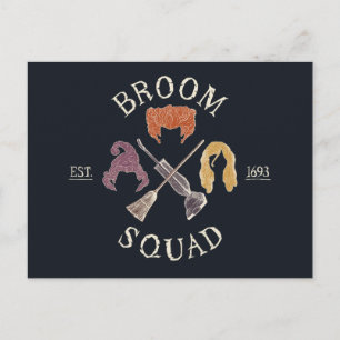 Hocus Pocus Broom Squad Est. 1693 Postcard