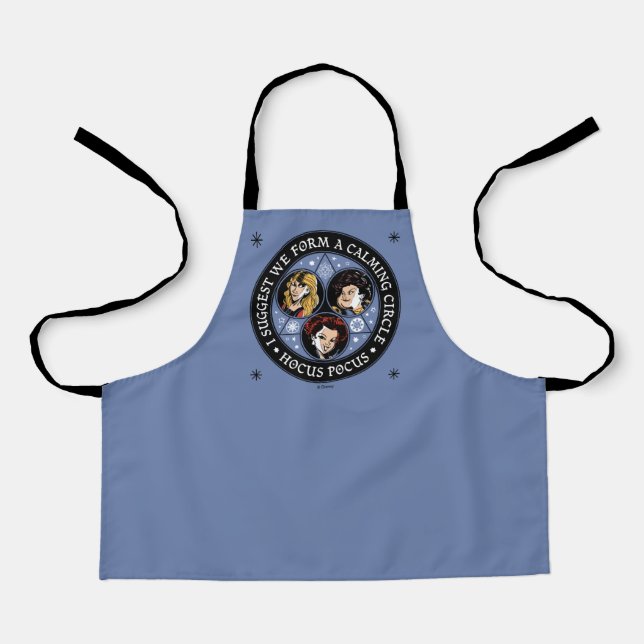 Hocus Pocus Calming Circle Spellbound Fun Apron (Front)