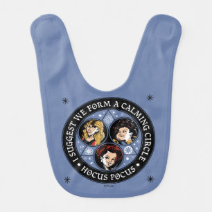Hocus Pocus Calming Circle Spellbound Fun Baby Bib