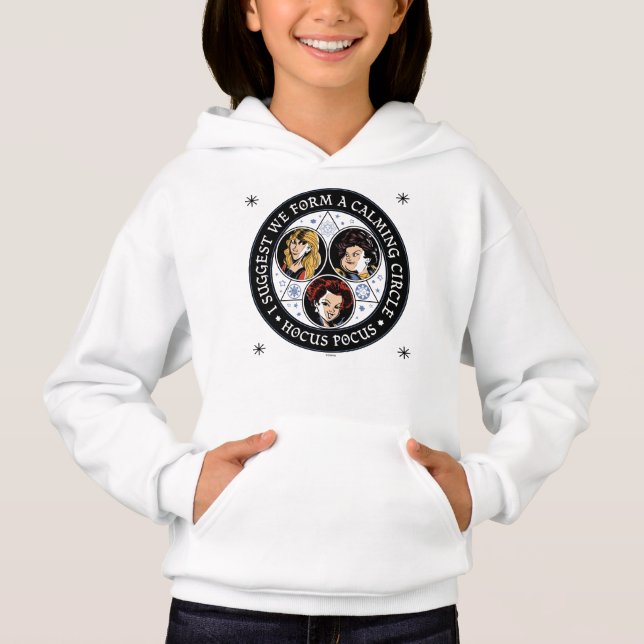 Hocus Pocus Calming Circle Spellbound Fun Hoodie (Front)