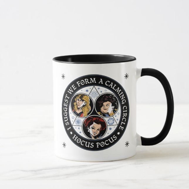 Hocus Pocus Calming Circle Spellbound Fun Mug (Right)