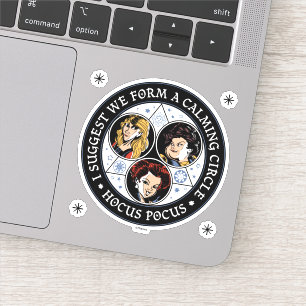 Hocus Pocus Calming Circle Spellbound Fun Sticker