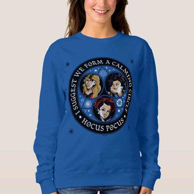 Hocus Pocus Calming Circle Spellbound Fun Sweatshirt (Front)