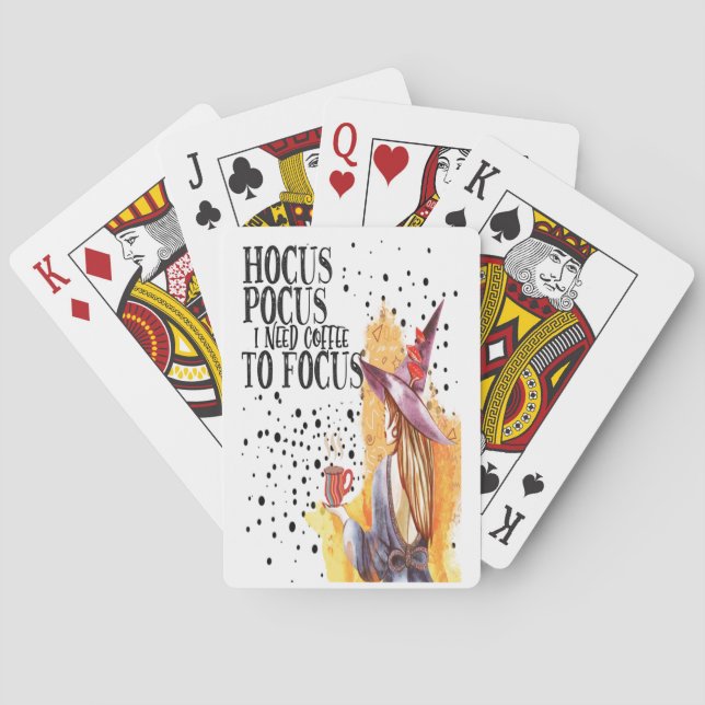 Hocus Pocus Classic Playing Cards (Back)