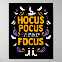 Hocus Pocus Everybody Focus Teacher Shirt Halloween Gift - Personalized  Gifts: Family, Sports, Occasions, Trending