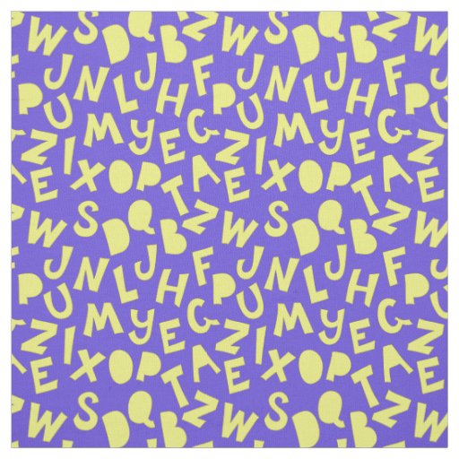 Hocus Pocus funny font with cutouts Fabric