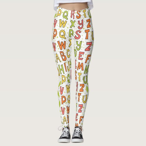 Hocus Pocus funny font with cutouts Leggings